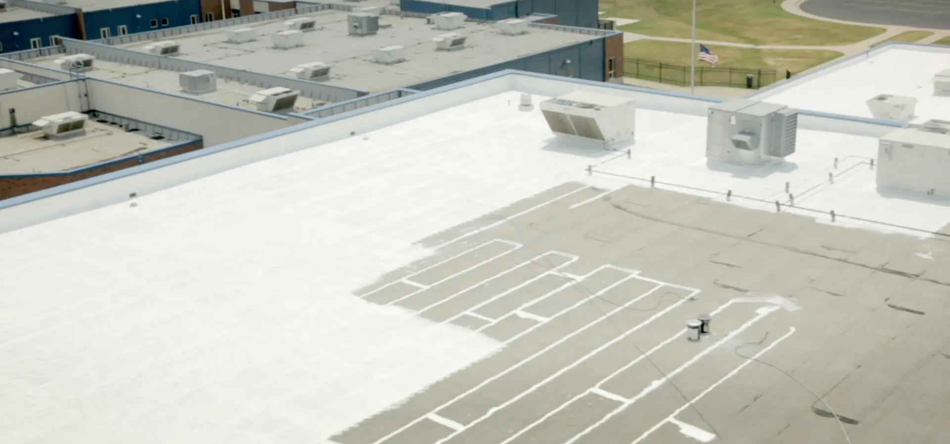 Total Block Application on Roof